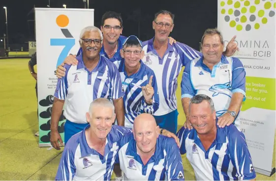  ??  ?? Division 1 Premier Sevens Champions Paradise Point after defeating Musgrave Hill 2-1 at Mermaid Beach on Sunday.