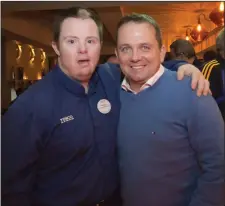  ??  ?? Michael Hunt with Davy Fitzgerald.