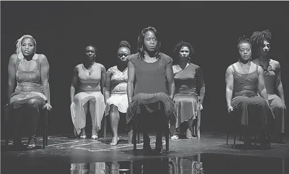  ?? CYLLA VON TIEDEMANN ?? Djanet Sears’ Soulpepper production is a faithful rendering of how black women annunciate — in the form of a single word — why they should not be abused.