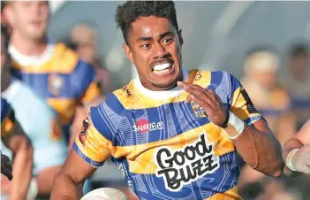  ??  ?? Emoni Narawa in top form during the Mitre 10 Cup competitio­n.