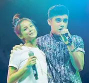  ??  ?? Ylona Garcia and Bailey May gracing the network’s event at the Clark Airfield grounds