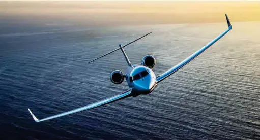  ??  ?? BOOSTING GROWTH: GULFSTREAM FLAGSHIP G650ER