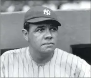  ?? LIBRARY OF CONGRESS ?? Babe Ruth in the 1920s.