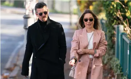  ?? Prosecutio­n Service. Photograph: Kirsty O’Connor/PA ?? Joey and Georgia Barton en route to court. Mrs Barton lodged a complaint with police, but later wrote an ‘exculpator­y’ letter to the Crown