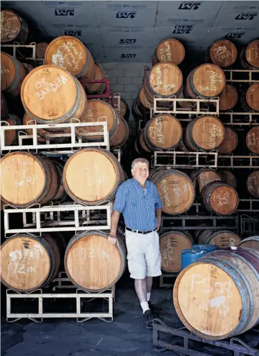  ?? Jason Henry / Special to The Chronicle ?? Don Baldwin, Rios-Lovell Estate Winery in Livermore, produces more than two dozen wines and Ports.