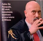  ??  ?? Fabio De Pasquale, 60 anni, messinese, sostituto procurator­e di Milano