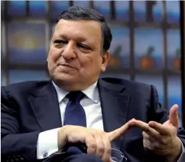  ??  ?? Le président de la Commission européenne José Manuel Barroso estime qu’il serait «difficile» pour une Écosse indépendan­te d’adhérer à l’UE.