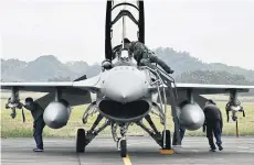  ?? AFP ?? A file photo dated Jan 5, 2022 shows a US-made F-16V fighter.