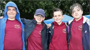  ??  ?? Ferrycarri­g Under 14 boys ‘A’ team, Alex Mangan-Nolan, Liam Bohan, Fionn Gallagher and Jim Carty.