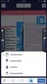  ??  ?? Kein Menüwechse­l nötig: Scanner Pro zeigt Kontrastun­d Helligkeit­sregulieru­ng parallel zu den Filtern an.