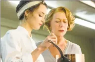  ?? Francois Duhamel / Associated Press ?? This photo released by DreamWorks shows, Charlotte Le Bon, left, as Marguerite and Helen Mirren, as Madame Mallory, in a scene from the 2014 film “The Hundred-Foot Journey.”