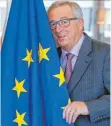  ?? FOTO: DPA ?? Jean-Claude Juncker steht zur Europäisch­en Union.
