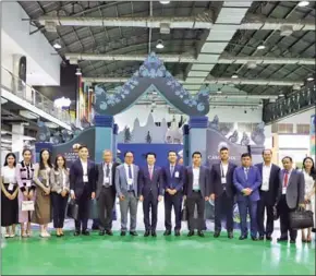  ?? SOKEN VIA FB ?? Tourism minister Sok Soken leads a Cambodian delegation to the ASEAN Tourism Forum (ATF) and related meetings in the Lao capital Vientiane on January 23.