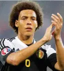  ?? ANSA ?? Axel Witsel, 26 anni, gioiello belga