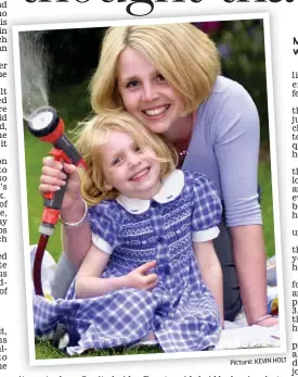  ?? Picture: KEVIN HOLT ?? Moving on: A young Bronte with her mother Rachel