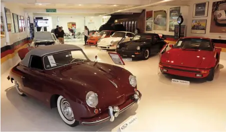  ??  ?? Right: What a world of styling difference­s between the ’52 Cabriolet and the ’88 911 ‘Slant Nose’!