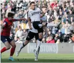  ?? ?? WINNER Ravel Morrison pounces for the Rams