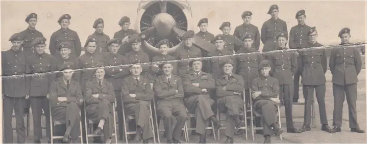  ??  ?? Pictured is the ATC Squadron in 1959. Photo courtesy of Keith Tyler.