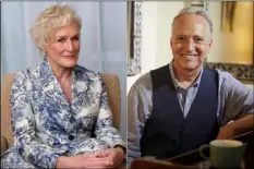  ?? AP Photo ?? Glenn Close, nominated for an Oscar for best actress for her role in “The Wife,” poses at the 91st Academy Awards Nominees Luncheon in Beverly Hills, Calif., on 2019 (left) and musician Ted Nash poses for a portrait in New York on May 4.