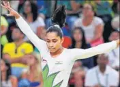  ?? PTI ?? Dipa Karmakar competed for the first time after Rio Games.