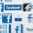  ?? FOTO: DPA ?? Facebook Logos auf einem Bildschirm. Das soziale Netzwerk schiebt die Schuld am Verlust an Nutzern in Europa auf den Datenschut­z.