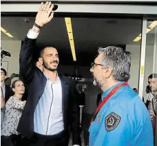  ?? Přišel do AC Milán za 40 milionů eur FOTO AP ?? Obránce Leonardo Bonucci