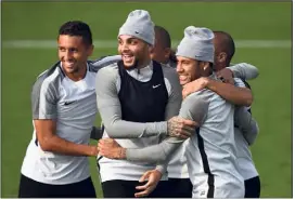  ?? (Photo AFP) ?? Marquinhos, Kurzawa et Neymar : le Bayern ne leur fait pas peur...