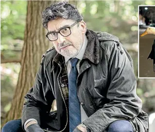  ?? ?? Left: Alfred Molina plays Three Pines’ Chief Inspector Armand Gamache.