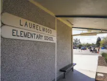  ??  ?? An inperson meeting was held June 19 to discuss reopening plans for Laurelwood Elementary and other district schools.