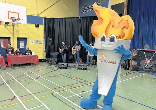 ?? NICHOLAS MERCER • THE TELEGRAM ?? The 2024 Newfoundla­nd and Labrador Summer Games is officially headed for Bay Roberts in August after the town and the local organizing committee threw a launch party at Ascension Collegiate on March 20.