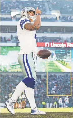  ?? BILL STREICHER, USA TODAY SPORTS ?? Rookie quarterbac­k Dak Prescott led the Cowboys to a 13- 3 regular- season record and the NFC’s top playoff seed.