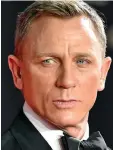  ??  ?? Daniel Craig: Bond star