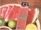  ?? HEALTHY ROOTS ?? Melonade, a blend of watermelon, apple, lemon and lime, is one of three cold-pressed juice flavors sold by Healthy Roots.