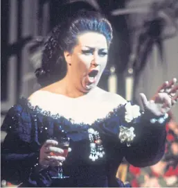  ?? Picture: Getty Images. ?? Montserrat Caballe at the Royal Opera House in London in 1972.