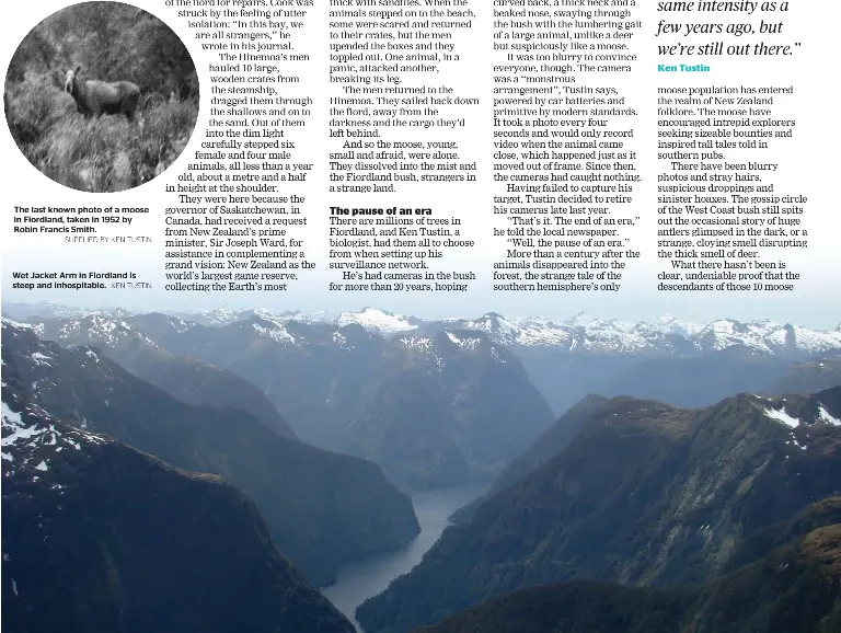 Pressreader The Press 2018 05 24 New Zealand S 100 Year Moose Hunt