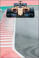  ?? JOSEP LAGO / AFP ?? Fernando Alonso a Montmeló