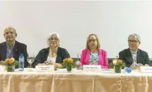  ?? PEDRO BAZIL ?? José Delmonte, Mu-kien Sang, Alina Bello y Martín Lenk.
