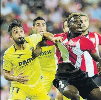  ?? FOTO: JUAN ECHEVERRÍA ?? Mal recuerdo En el último partido en San Mamés, el Athletic se vio superado por el Villarreal