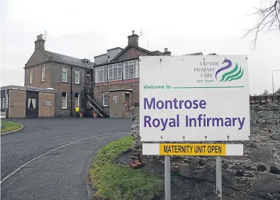  ?? Picture: Kim Cessford. ?? Wards at Montrose Infirmary are being assessed in the review.