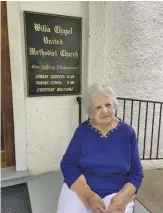  ?? COURTESY PHOTO ?? Lilian Fox celebrated her 90th on Sunday at Willis Chapel in Huntly.