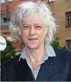  ??  ?? Gesture: Geldof gave award back