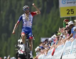  ?? (Photo AFP) ?? Après de longs mois de disette, Thibaut Pinot revit.