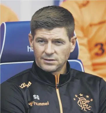  ??  ?? 0 Steven Gerrard says victory tonight will set Rangers up for Sunday’s league opener at Kilmarnock.