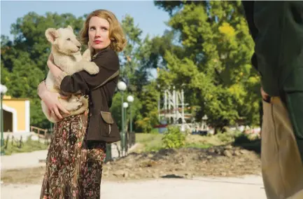  ?? (Focus Features) ?? JESSICA CHASTAIN as Antonina Zabinski in ‘The Zookeeper’s Wife.’