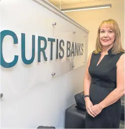  ?? Picture: Steven Brown. ?? Curtis Banks Dundee managing director Jenny Leith at the group’s new city base at West Port House.