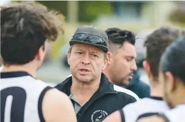  ??  ?? Poowong coach Mick Hawken will be one waiting on a start date for his side in the EDFL. A decision is yet to be made on season 2020 despite training resuming.