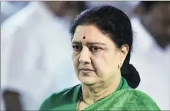  ??  ?? A conviction by the SC will not only disqualify Sasikala from being CM, it will also debar her from contesting polls for 6 years from the date of release from prison.