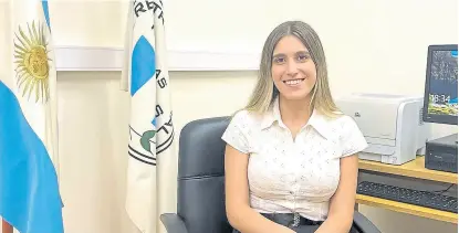  ?? instagram ?? Geraldine Calvella, la militante libertaria que se sumó a una dirección del Renaper