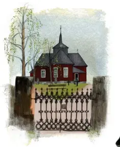  ??  ?? Hitis kyrka.■