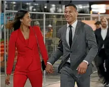  ?? GETTY IMAGES ?? Former Silver Fern Maria Folau has joined husband Israel in France as he prepares to launch his already controvers­ial Super League career.